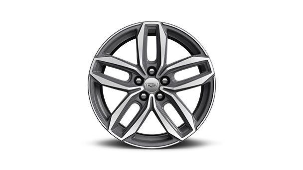 20" Twin 5-spoke alloy wheels with Diamond Cut/Titan Satin finish