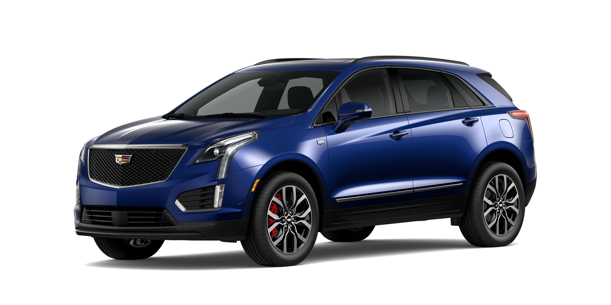Front Angled View of a 2026 Cadillac XT5