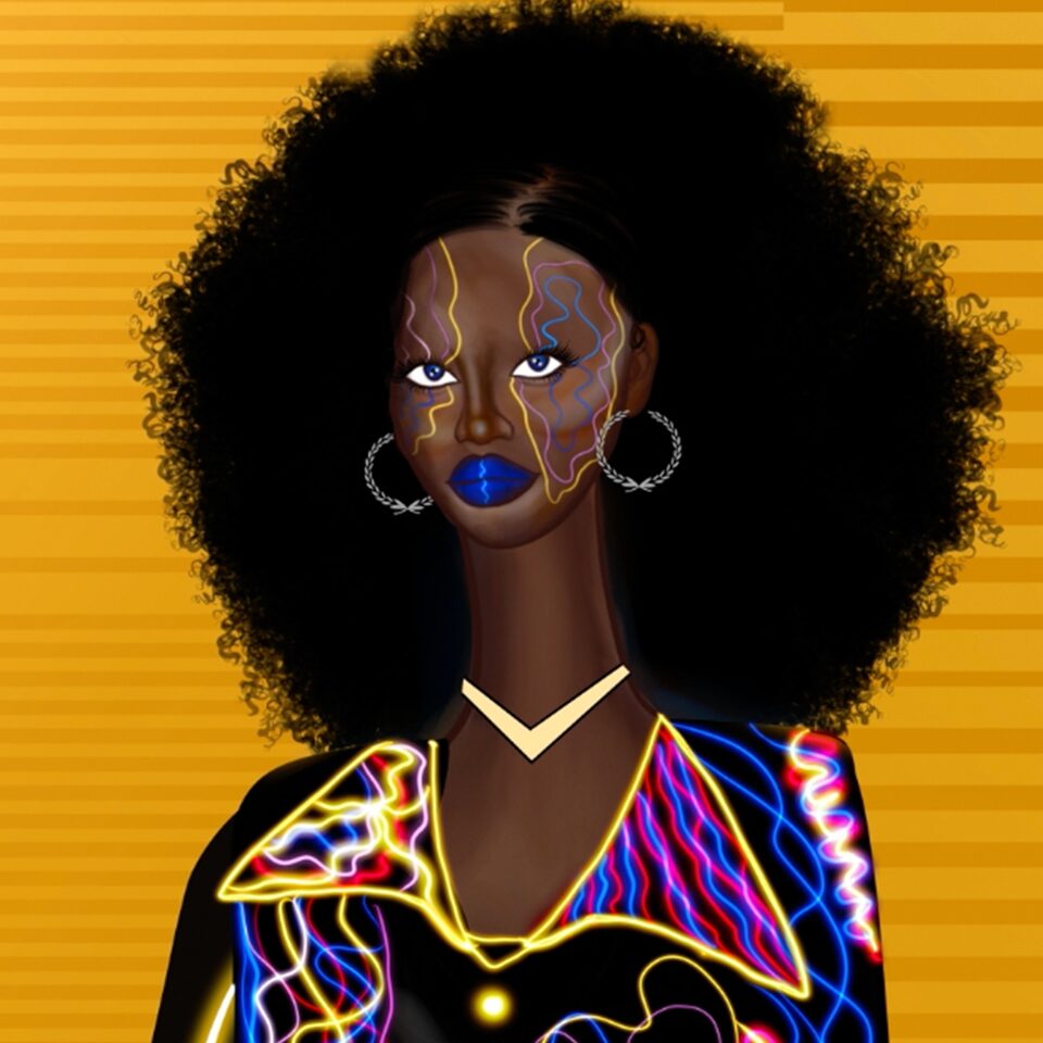 Limited Edition Black Future NFT Created by Icon Nyla Hayes