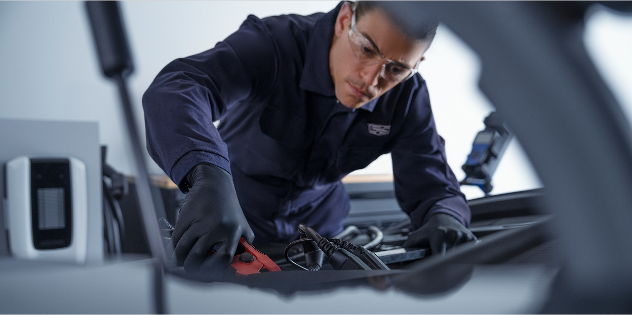 A Service Technician Inspecting the Inside of a Vehicle