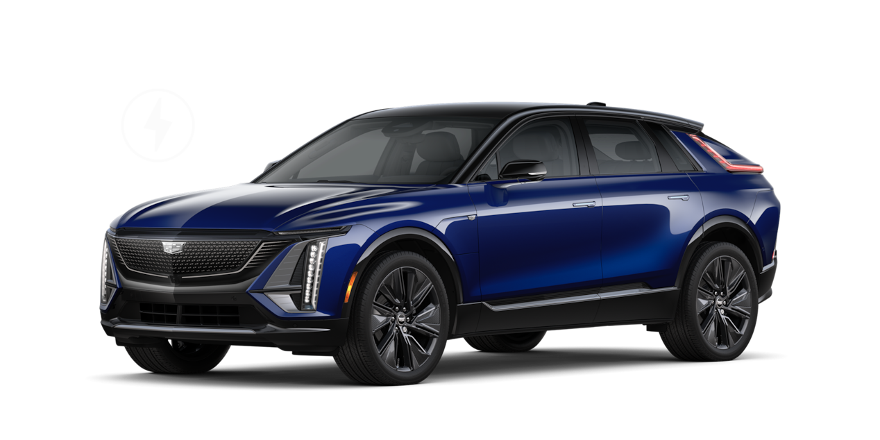 Three-quarter View of the Cadillac LYRIQ