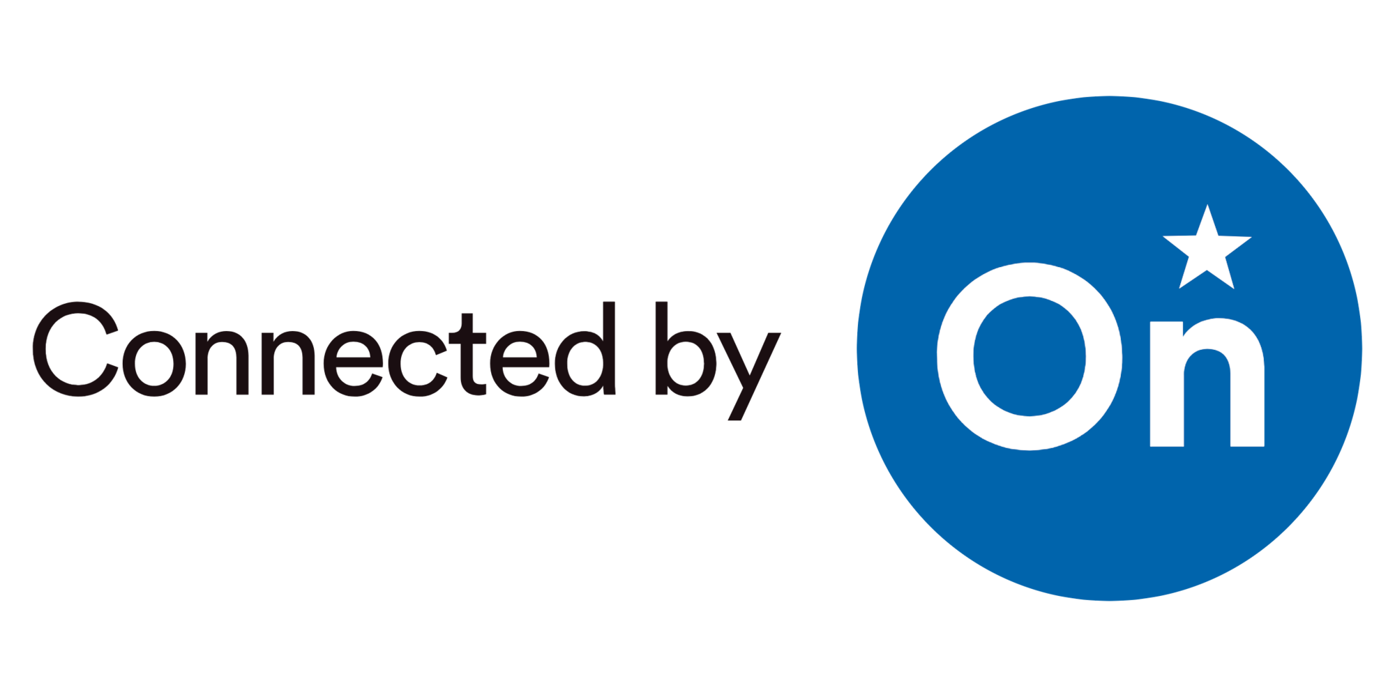 Black Connected Services Text next to a Blue Onstar Logo