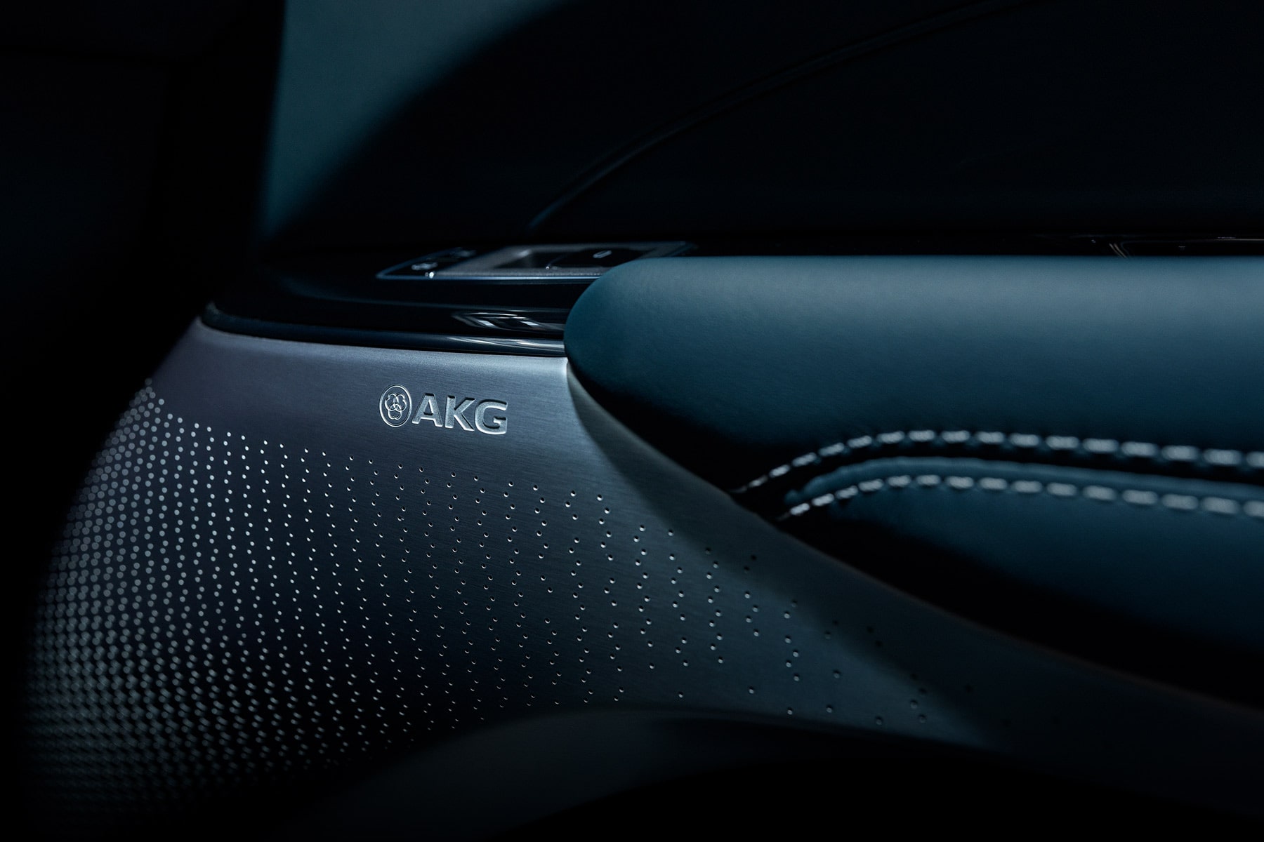 Speaker Grille and Interior Trim Detail in a 2027 Cadillac LYRIQ.
