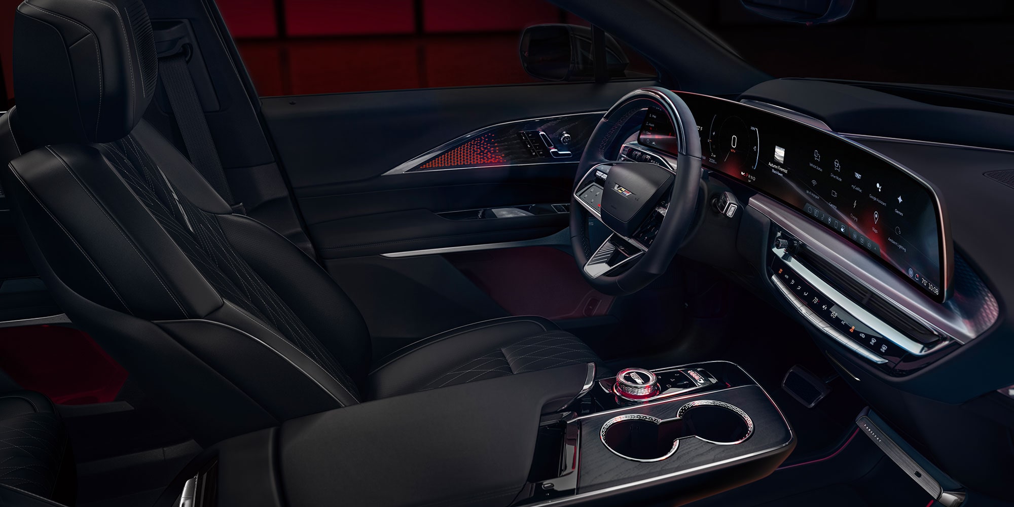 2027 cadillac lyriq-v interior dashboard