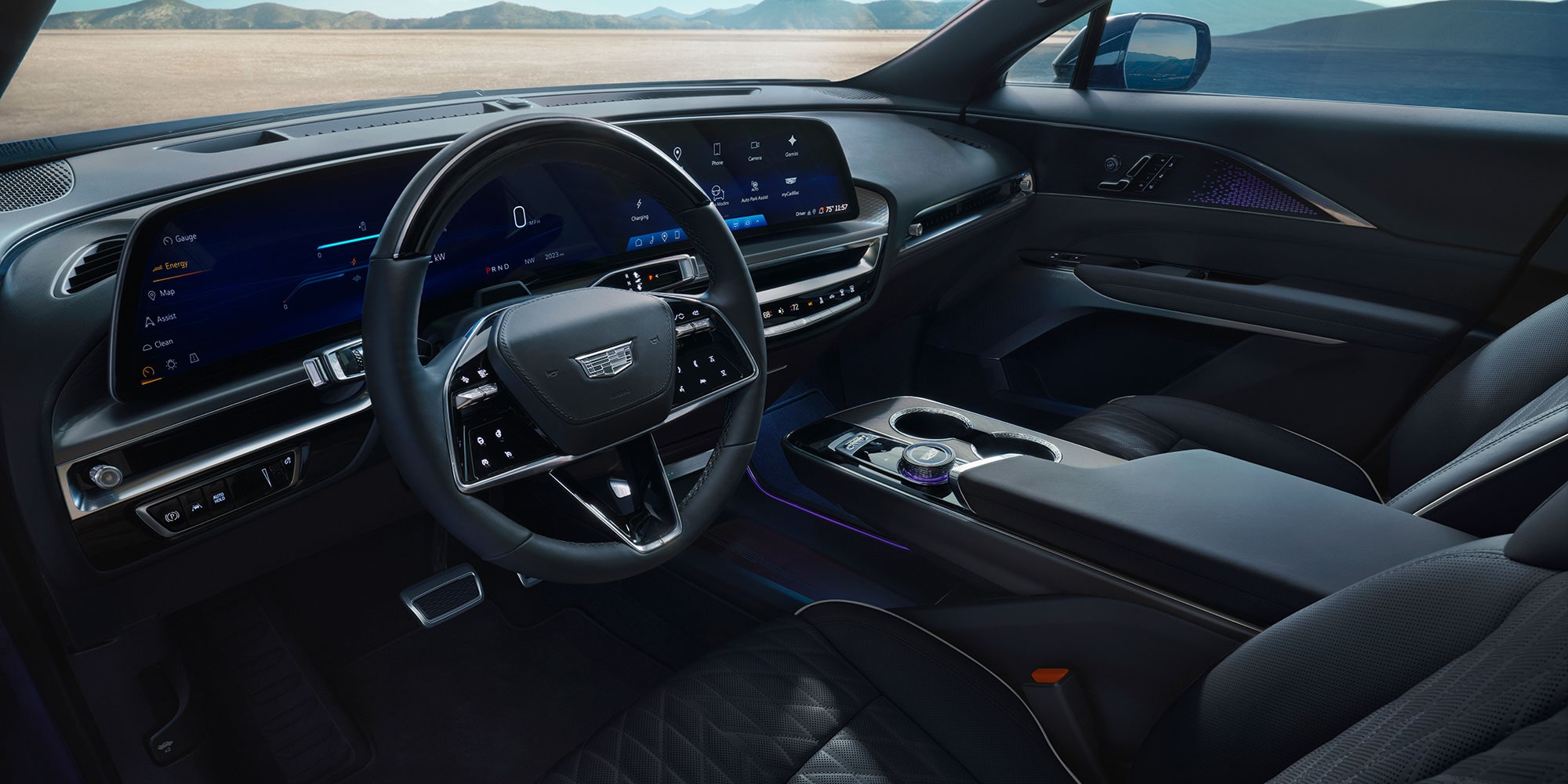 2027 cadillac lyriq interior dashboard