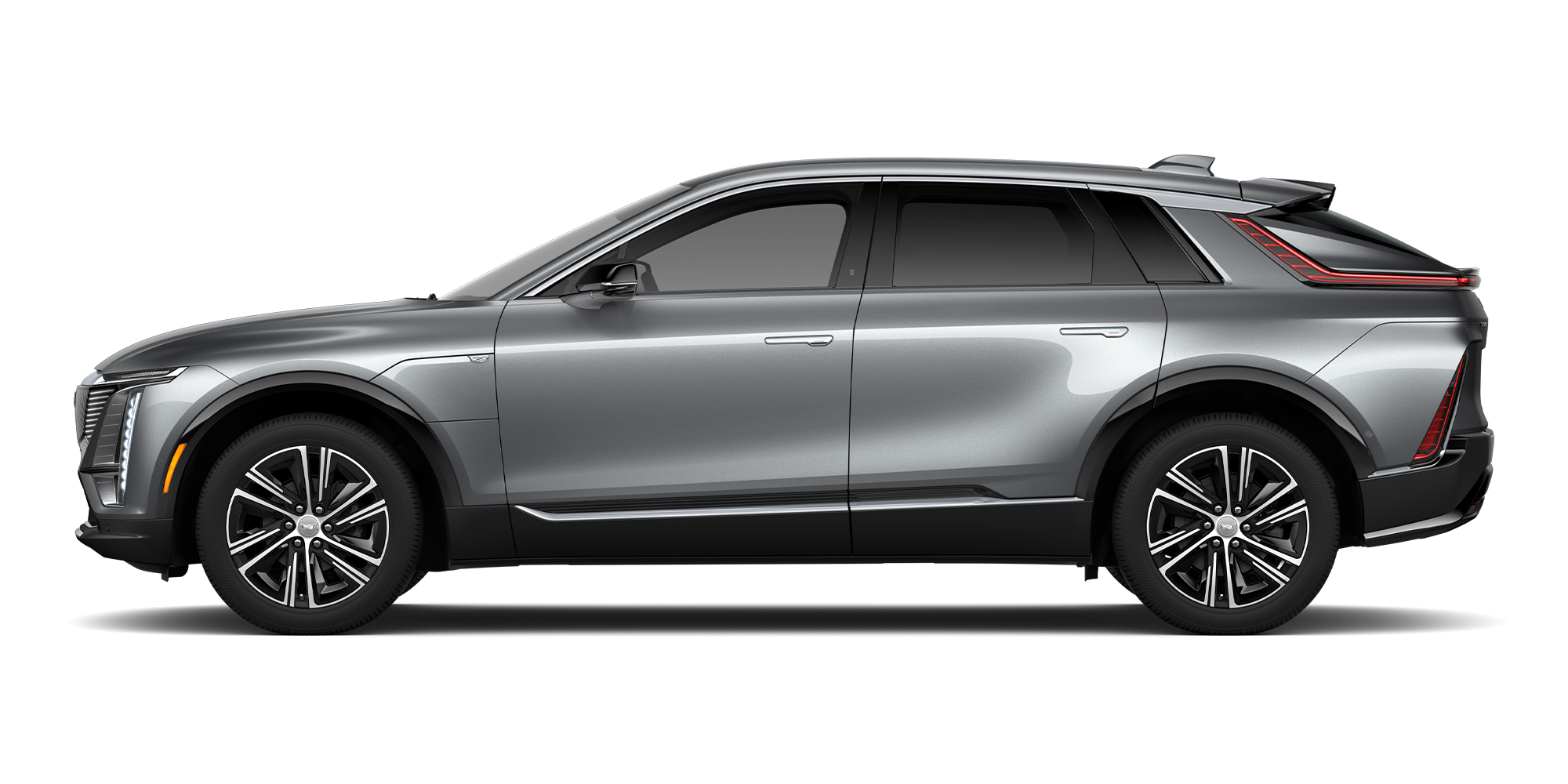 2027 Cadillac LYRIQ Luxury With a Front Three-Quarter Exterior View