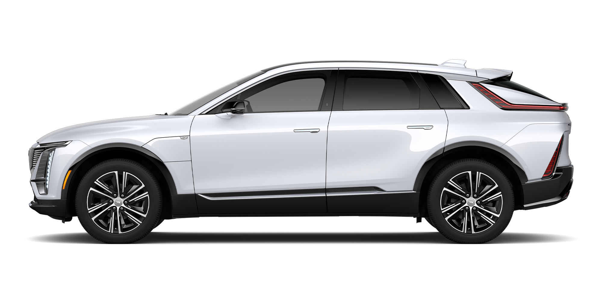 2027 Cadillac LYRIQ Premium Luxury With a Front Three-Quarter Exterior View
