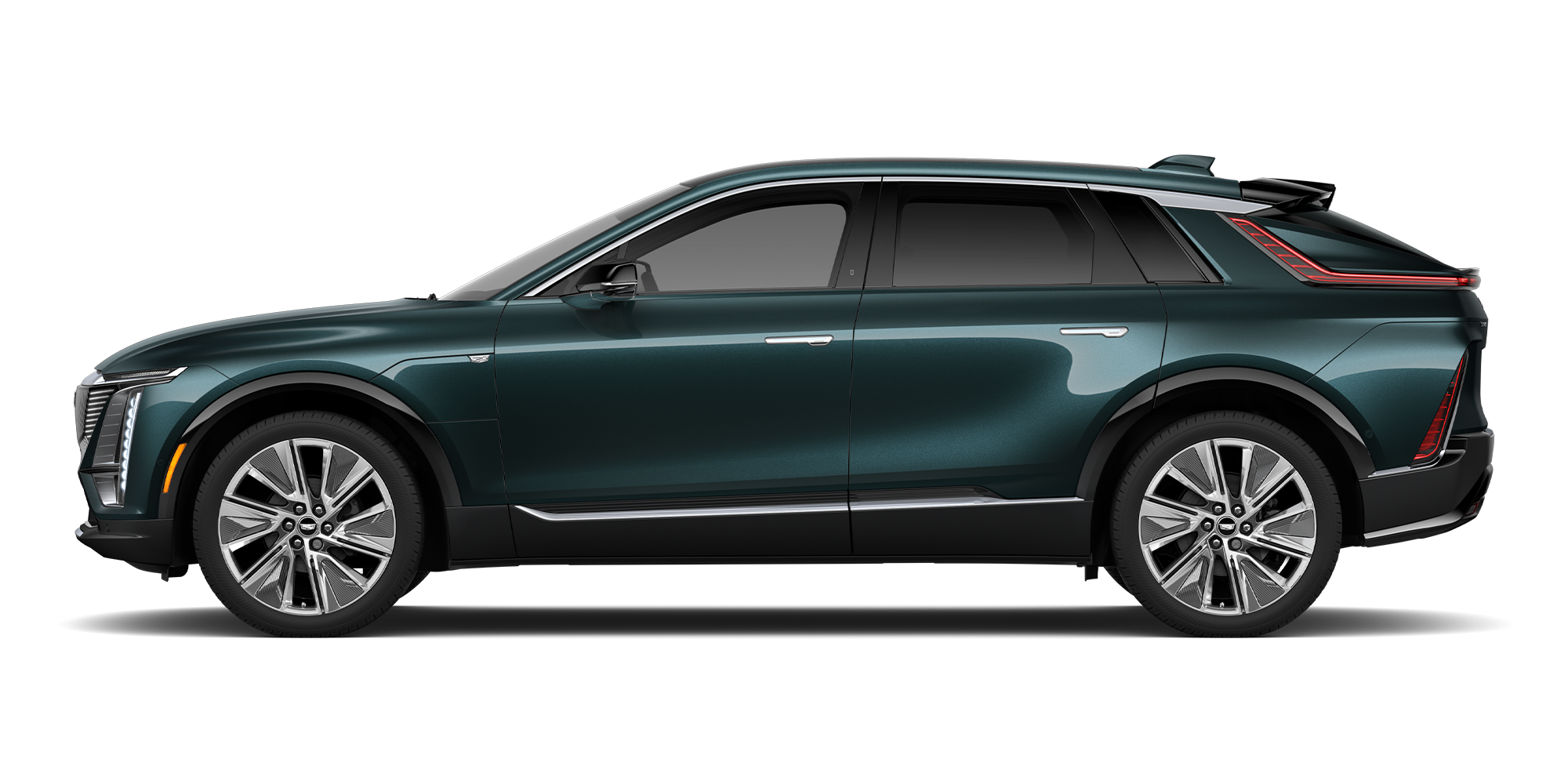 2027 Cadillac LYRIQ Signature Luxury With a Front Three-Quarter Exterior View