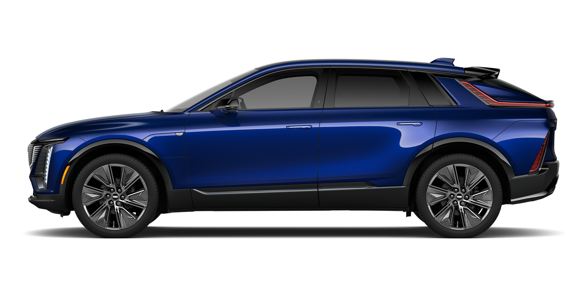 2027 Cadillac LYRIQ Signature Sport With a Front Three-Quarter Exterior View