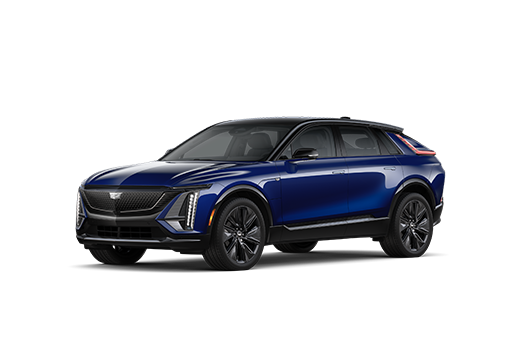 A Side Profile of the Dark Blue 2026 Cadillac LYRIQ