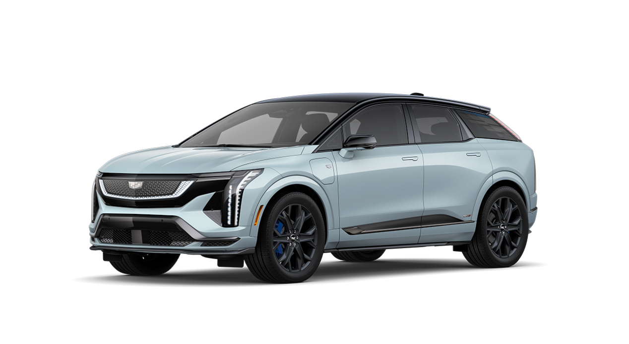 A Side Profile of the Blue 2026 Cadillac OPTIQ-V