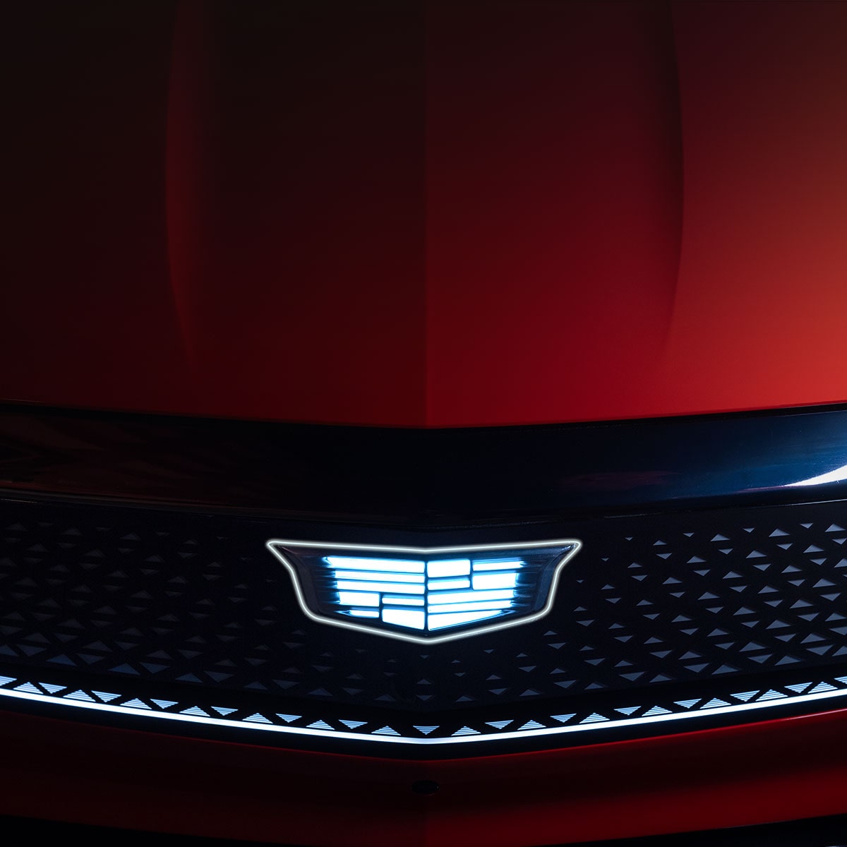 The Best Selling Luxury EV 2026 Cadillac LYRIQ-V Parked Under a Beautiful Sunset Haze