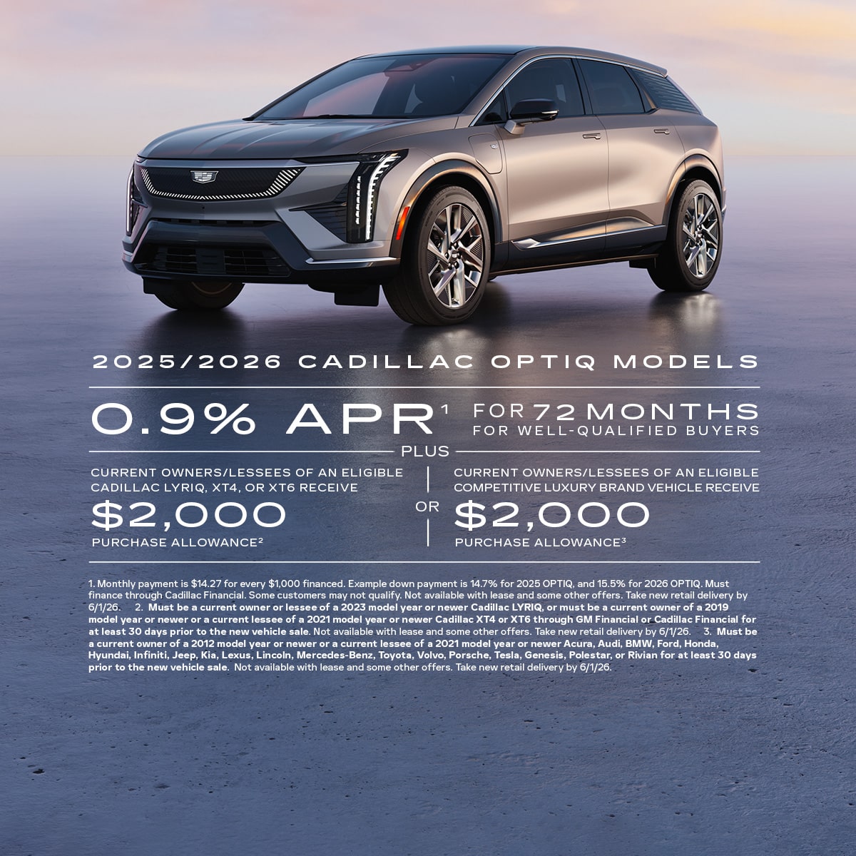 2026 OPTIQ RWD LUXURY Ultra-low mileage lease for well-qualified current owners/lessees of an eligible competitive luxury brand vehicle $349 PER MONTH  24 MONTHS  $4,849 due at signing after all offers