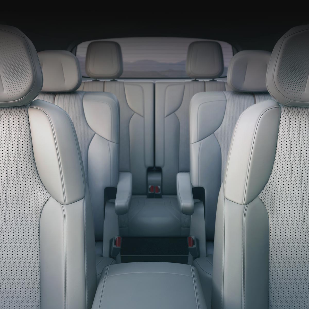 Driver's Side Front View of a Parked Grey Cadillac LYRIQ