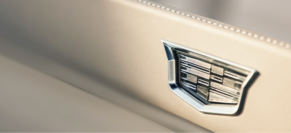 Closeup on Cadillac Emblem