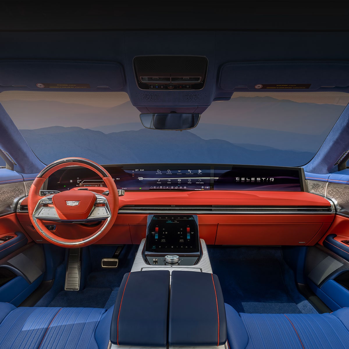 The Custom Front Row Interior and Cabin of the Ultra-luxury Cadillac CELESTIQ