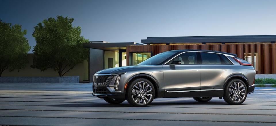 Cadillac LYRIQ First Edition All-Electric SUV Exterior Side View Masthead