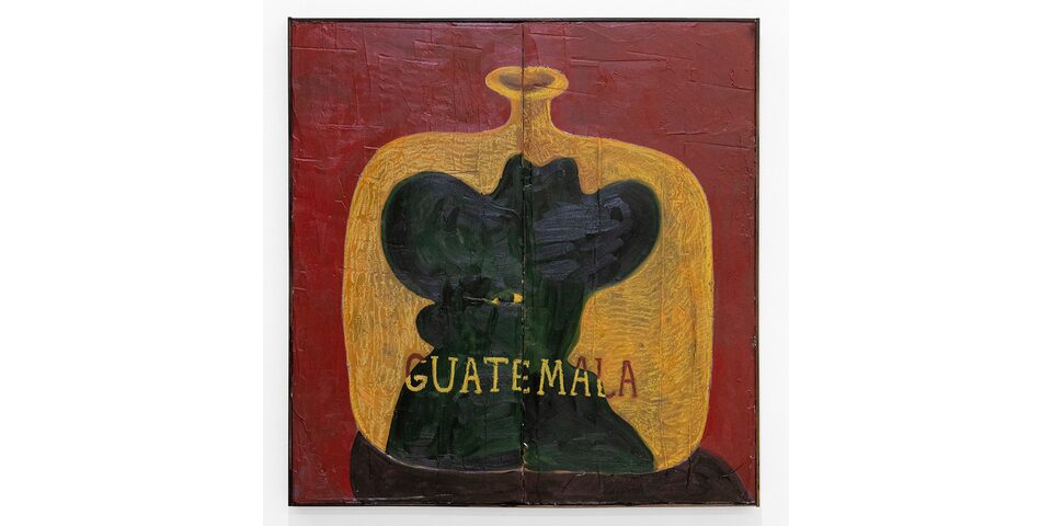 The Oil Based Painting “Jugo Guatemalteco” Painted by Oakland Artist Esteban Samayoa