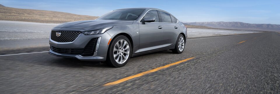 Cadillac CT5 Sedan Driving on Highway
