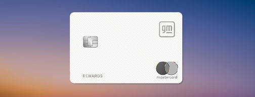Credit Card with sunset colored background