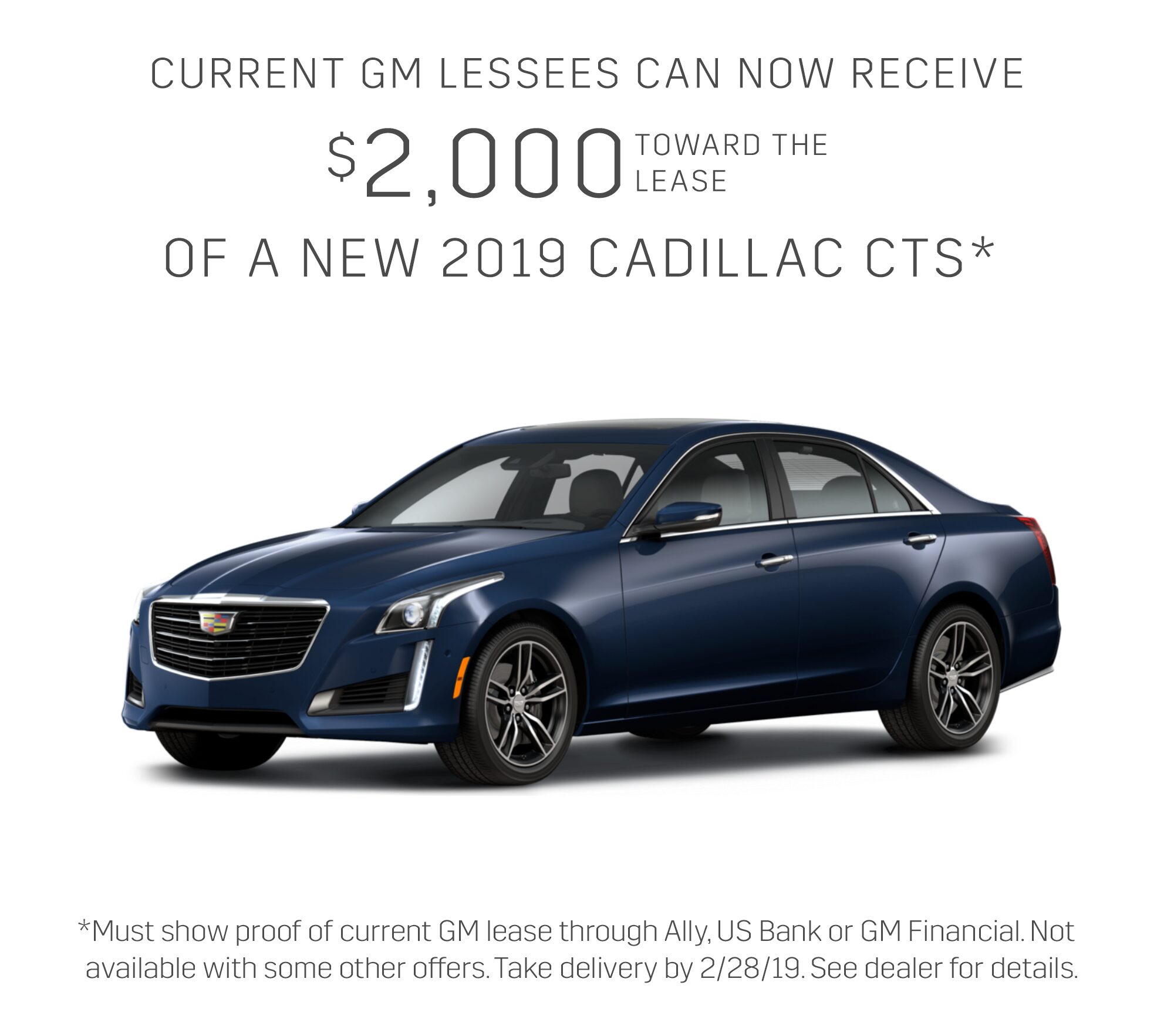 2019 CADILLAC CTS Sedan (excluding V-series) Preferred
