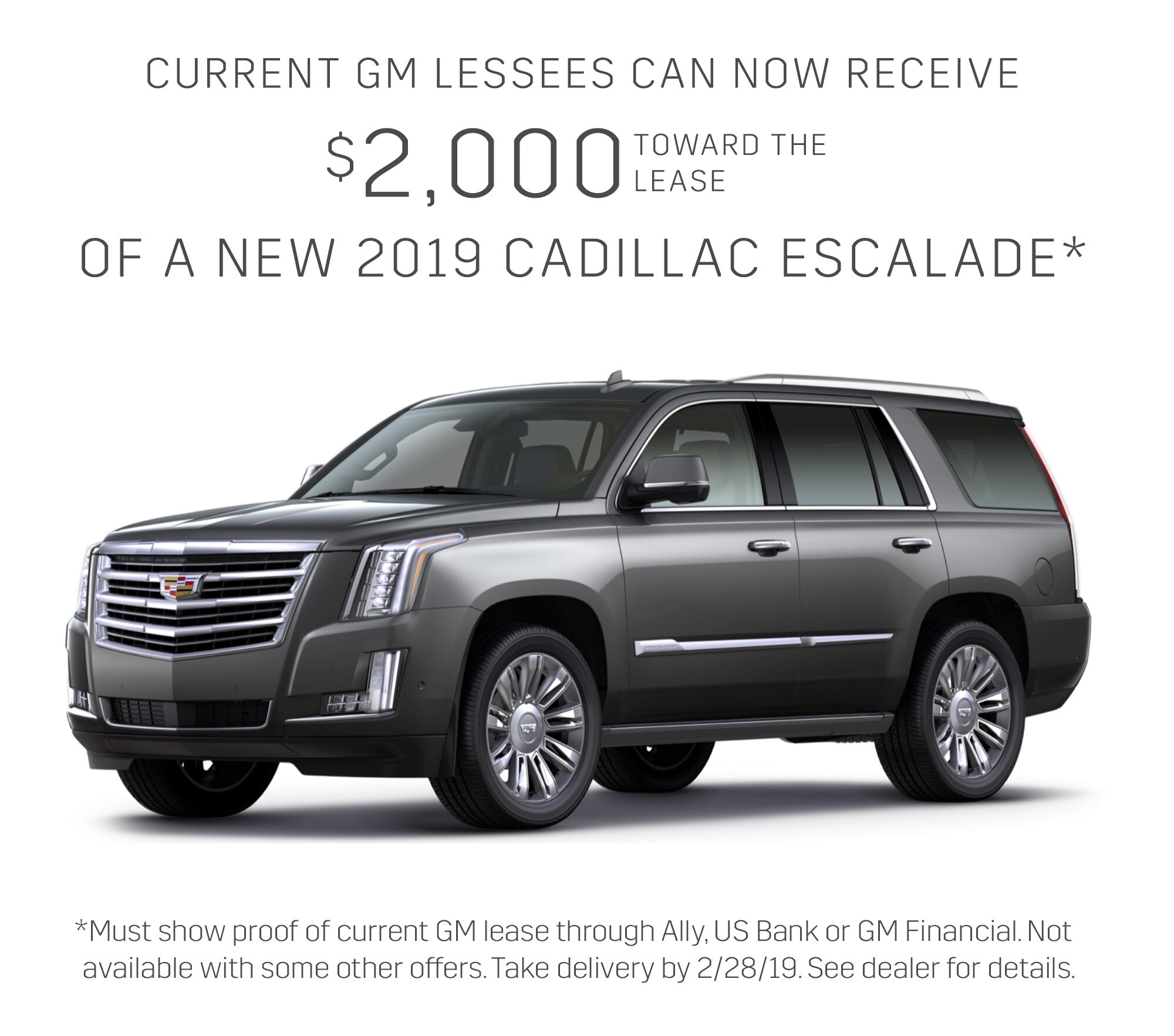 2019 CADILLAC Escalade SUV 4WD Luxury