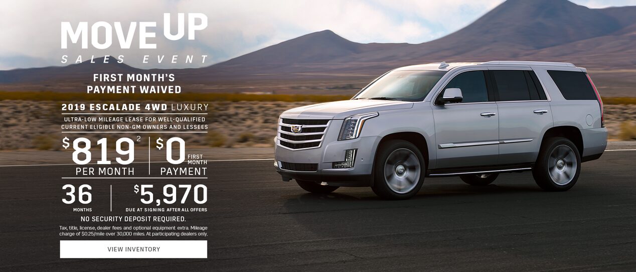 Current Offers Amp Special Deals Cadillac