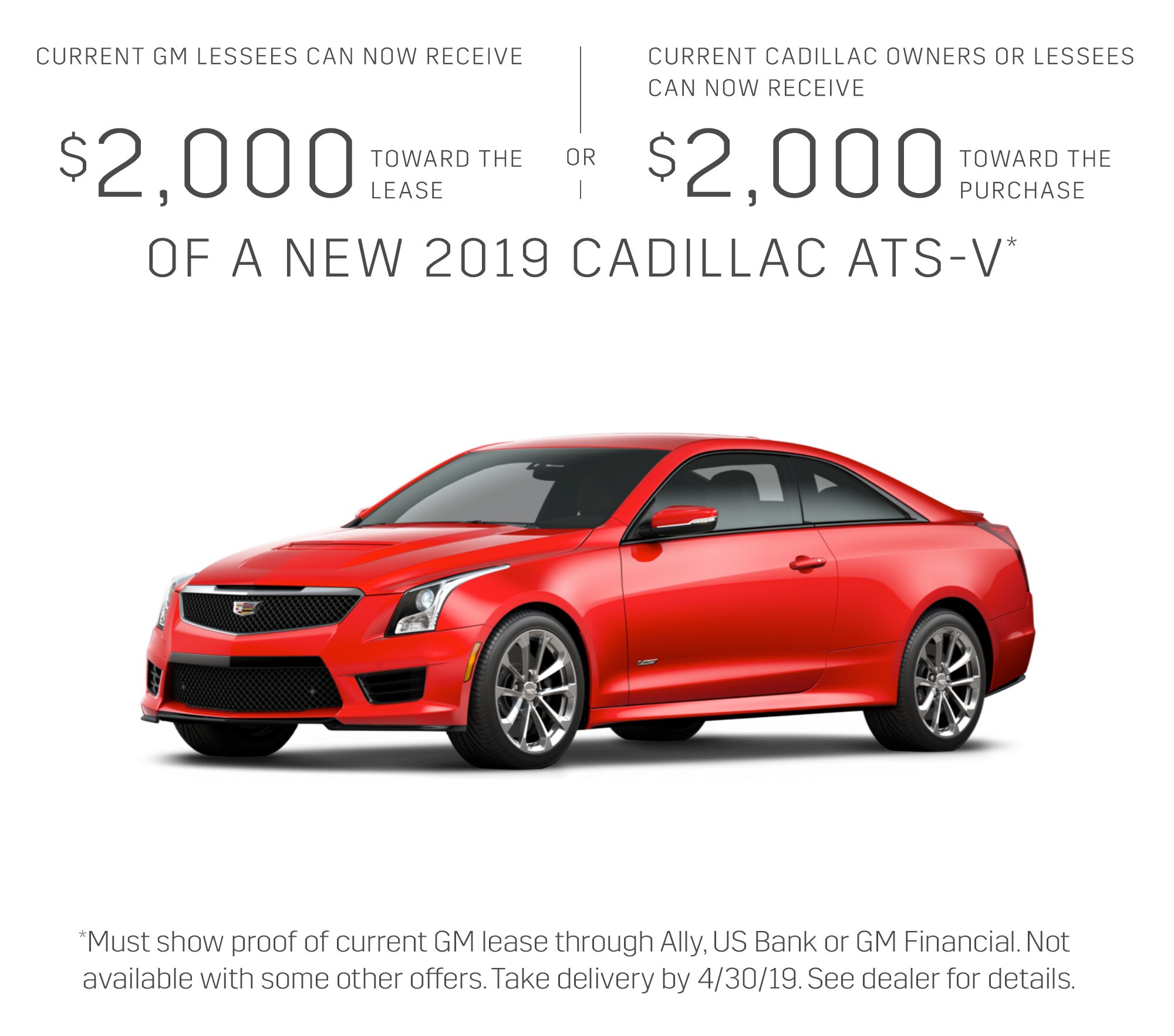 Current Offers Amp Special Deals Cadillac