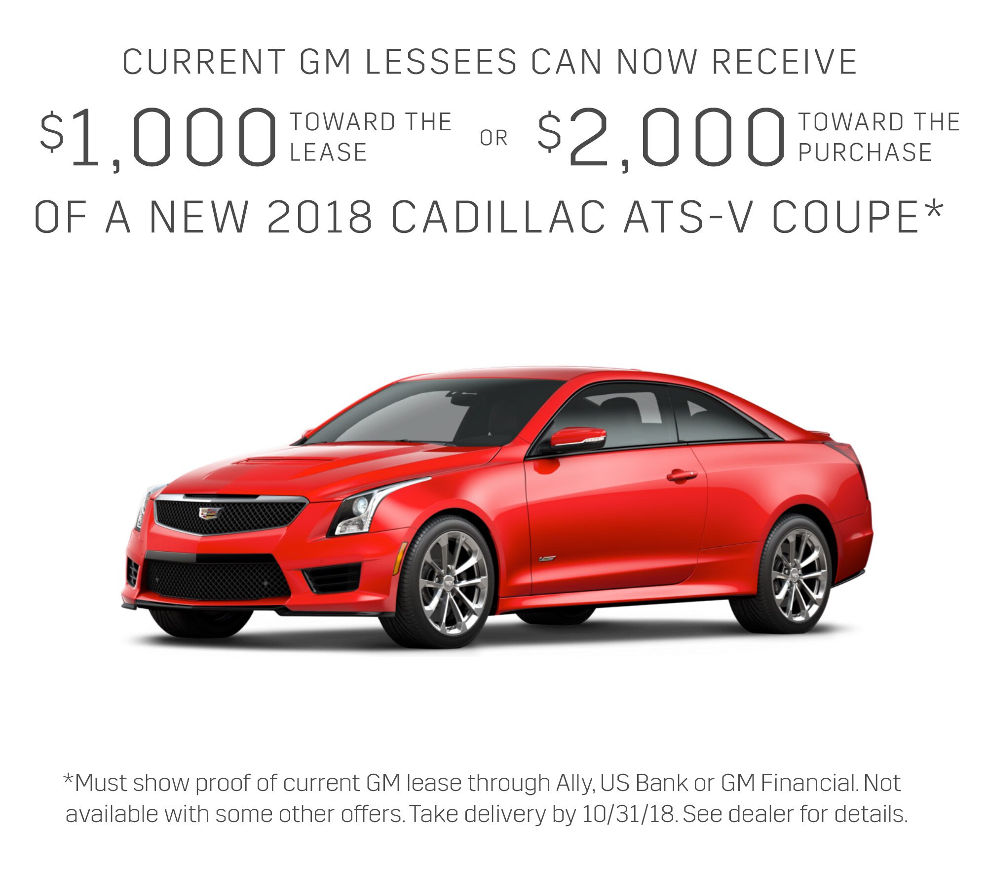 Current Offers Amp Special Deals Cadillac