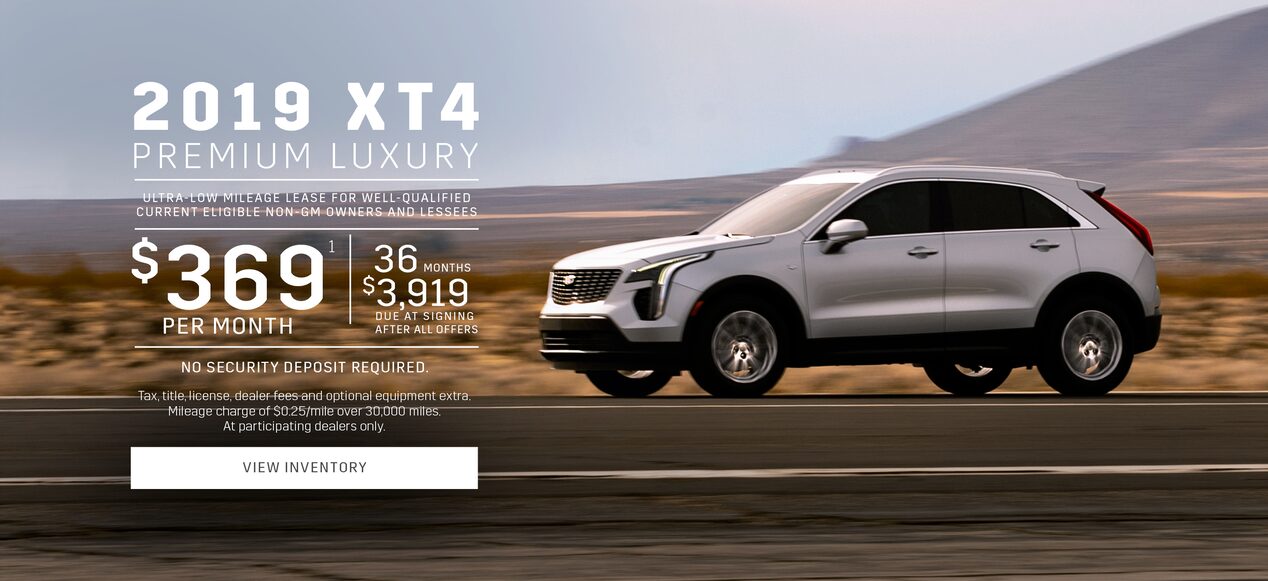 Cur Offers Deals Specials And Incentives 2019 Cadillac Xt4