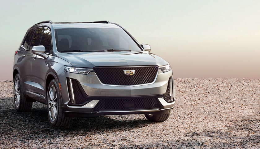 Cadillac SUV Exterior Front Side Angle View