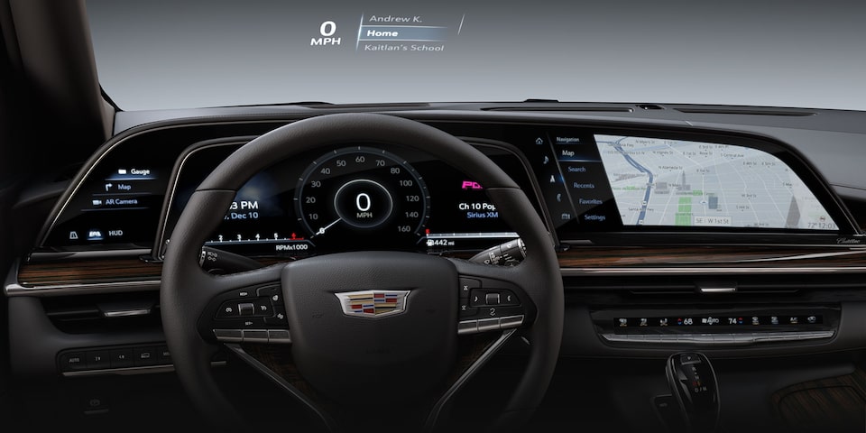escalade cadillac interior