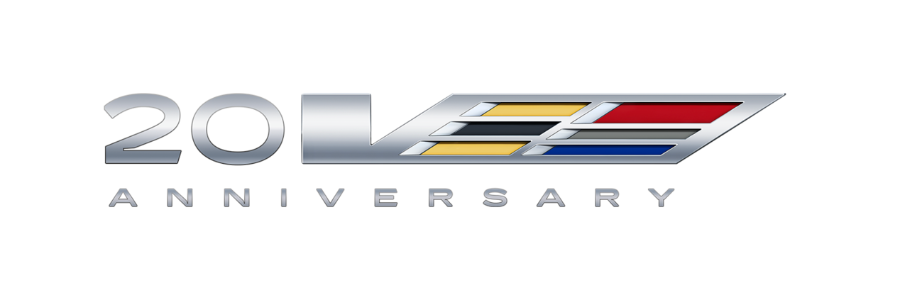 Cadillac V-Series 20th Anniversary Logo