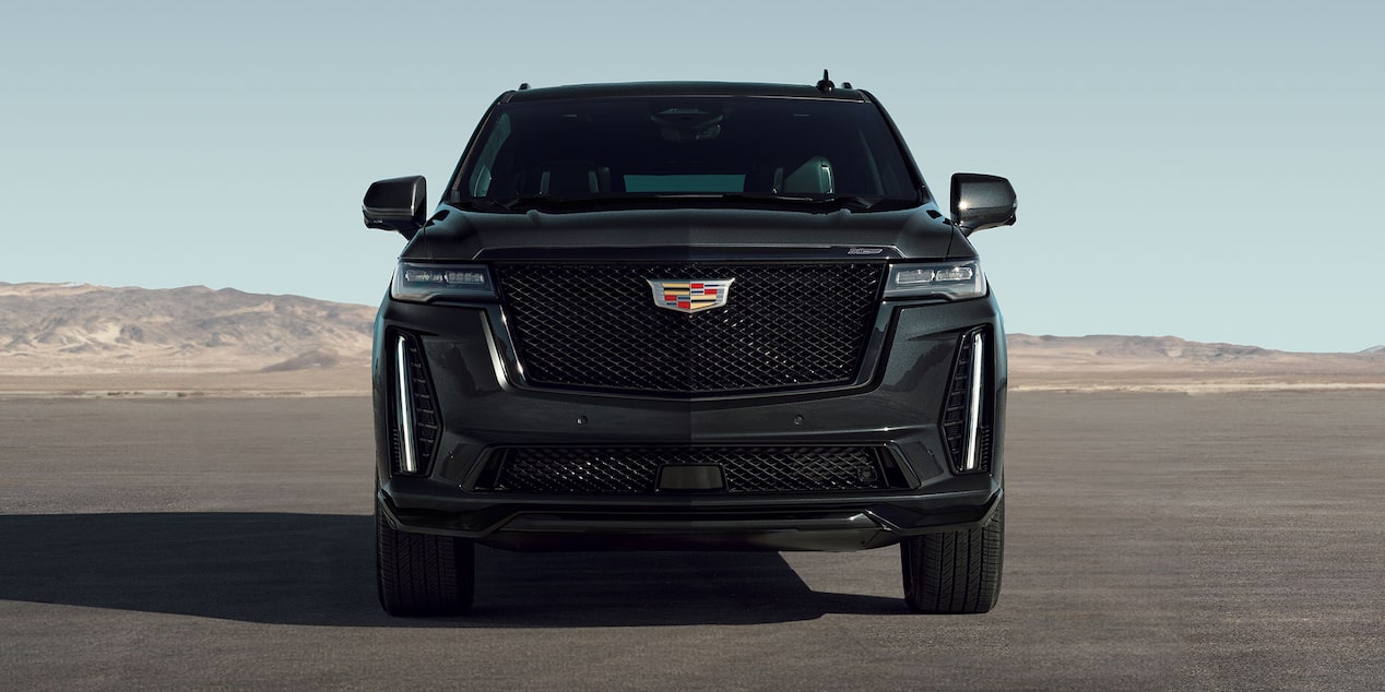 Head-On View Of the 2024 Cadillac Escalade V