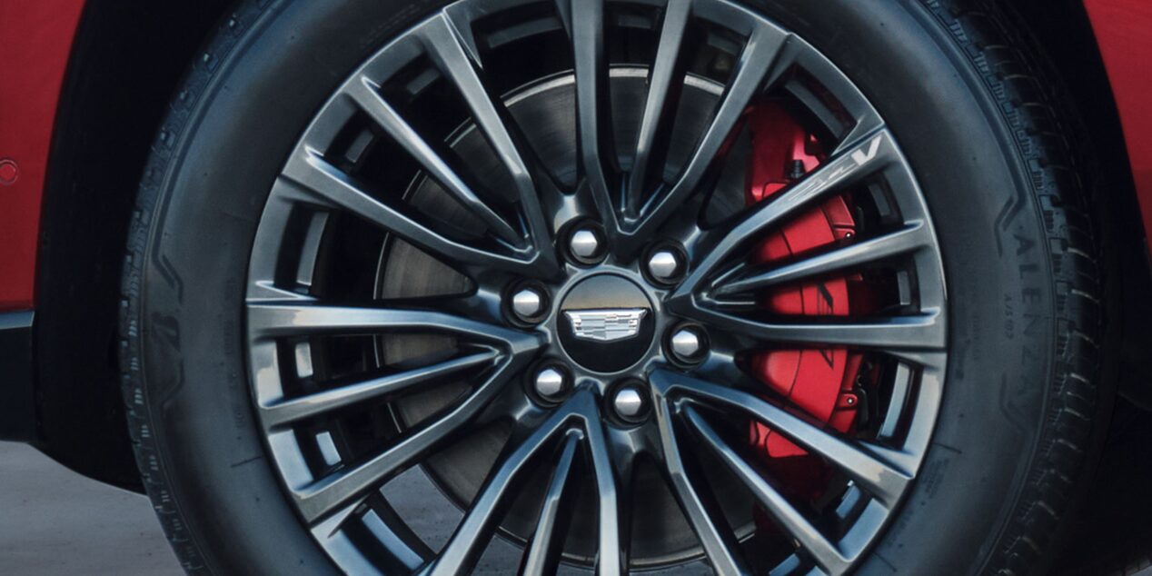 Close-Up of Rims on the 2024 Escalade V