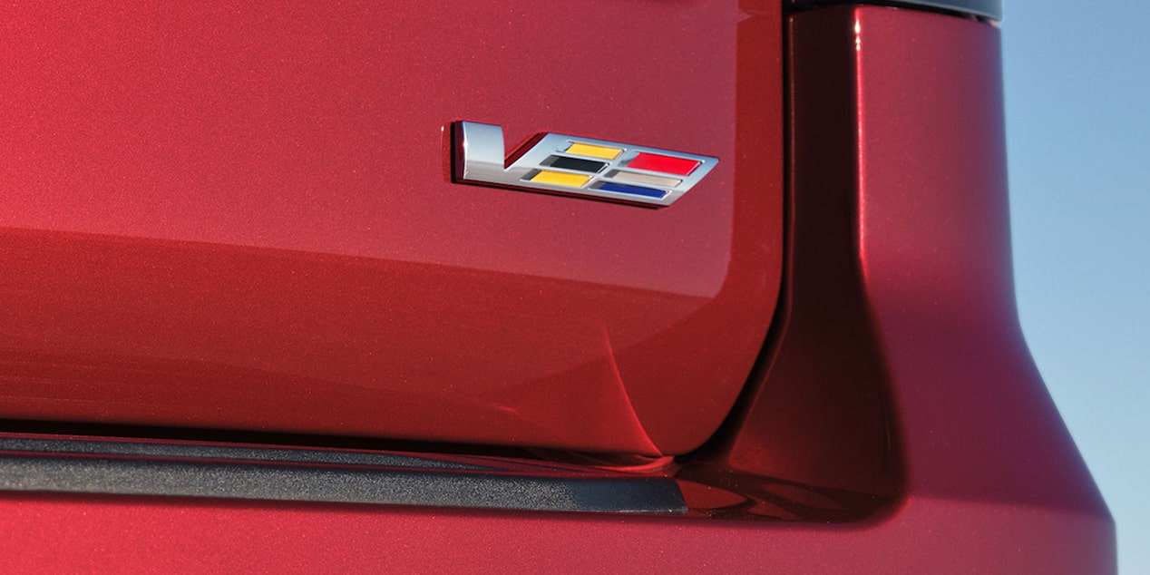v-Series Badging on the 2024 Cadillac Escalade V