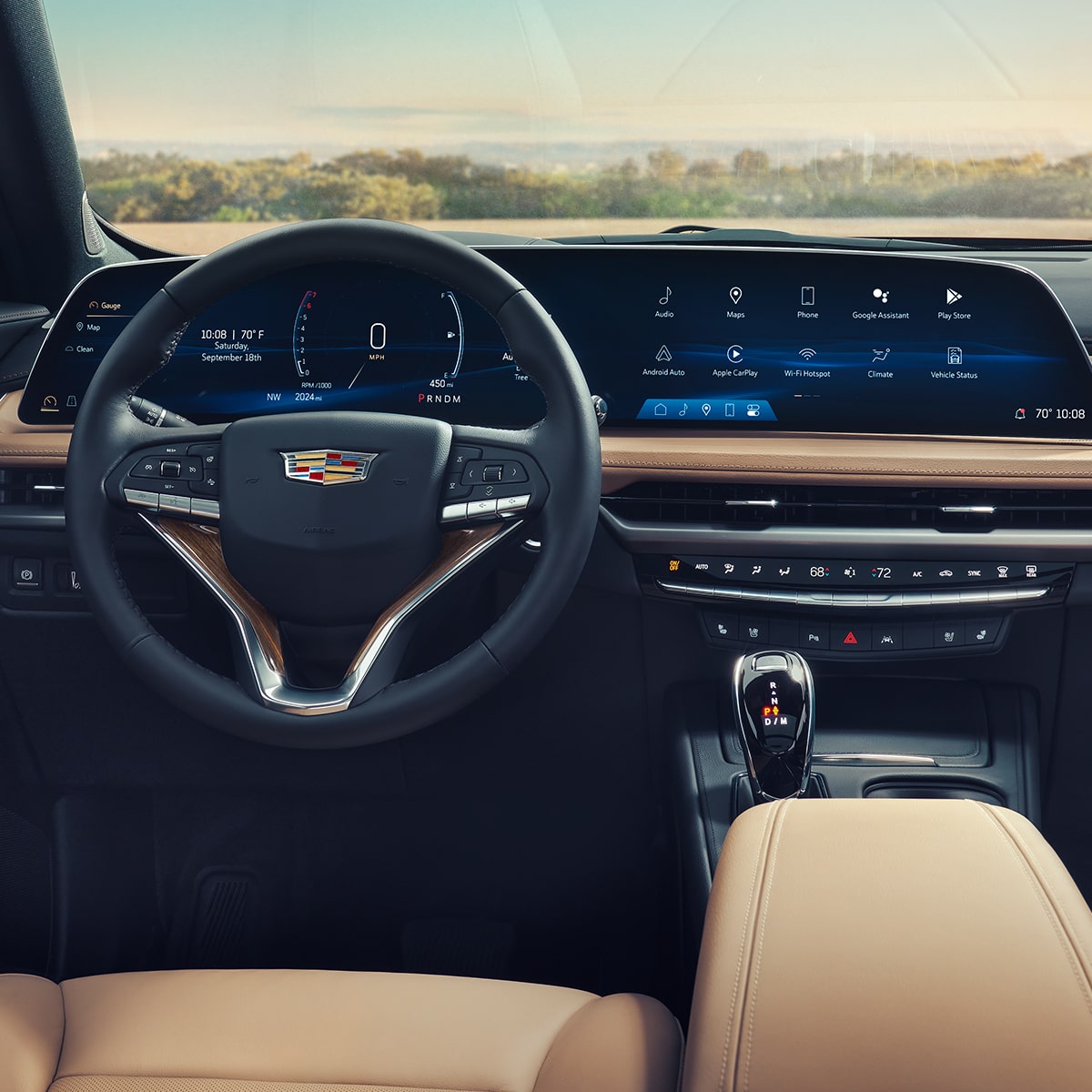 The XT4 Interior Loaded with Driver Friendly Cadillac Technology