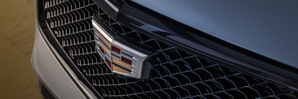 The Iconic Cadillac Crest on the Front-End of the XT4