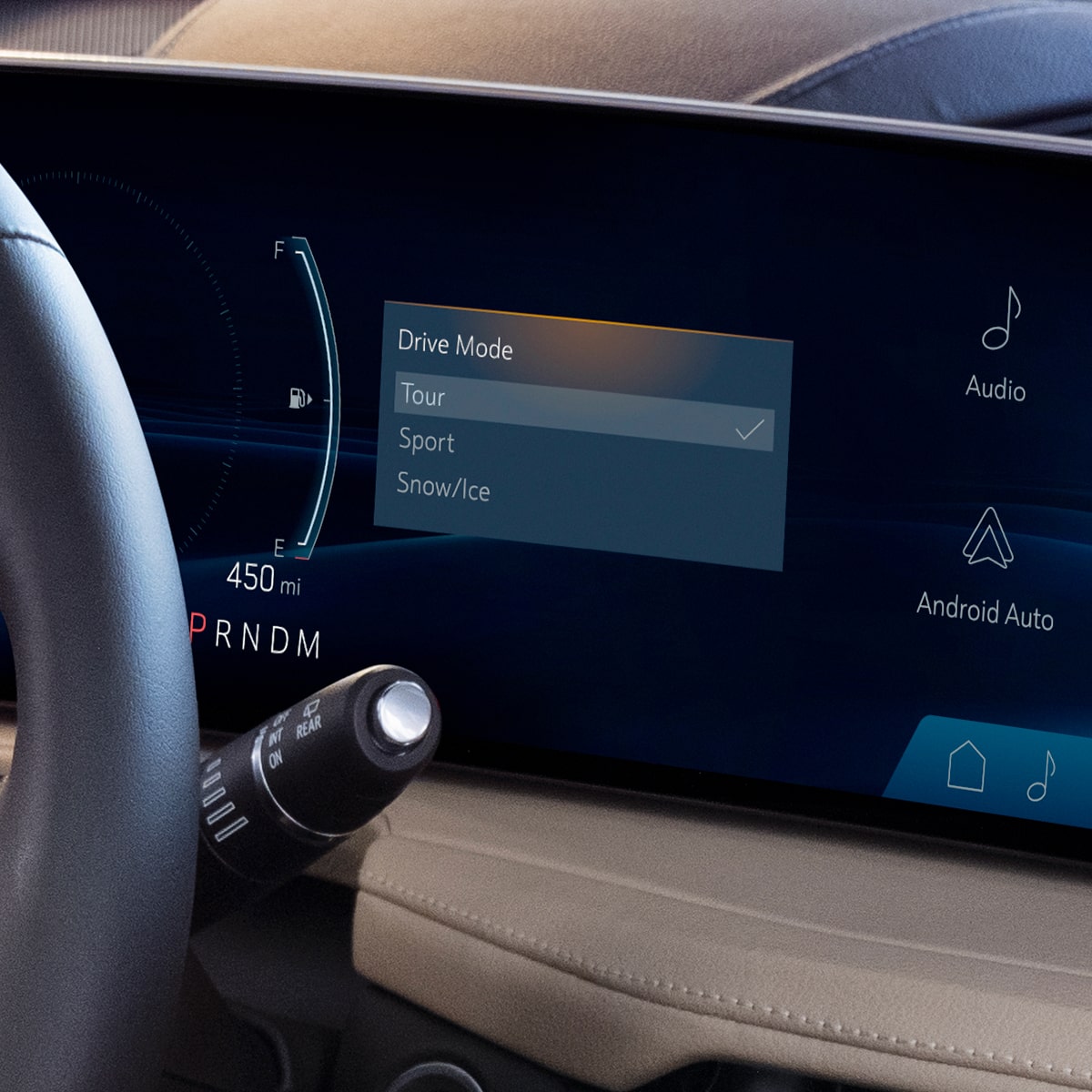 The Performance Driver Mode Selector of the XT4