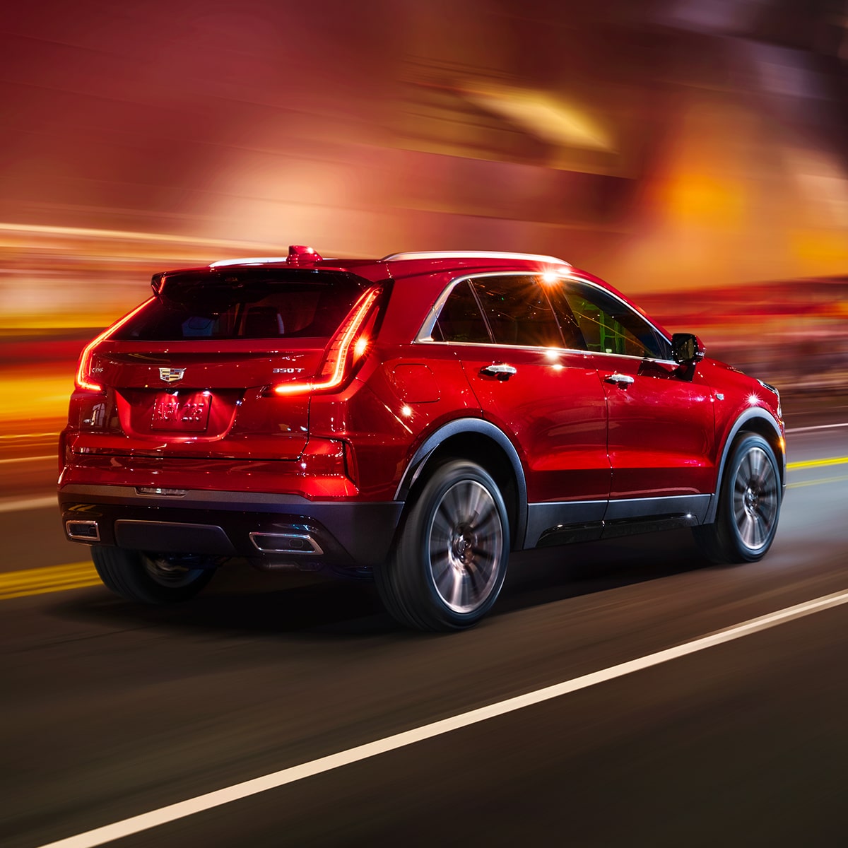 The XT4 Exiting a Tunnel at High Speeds During the Night