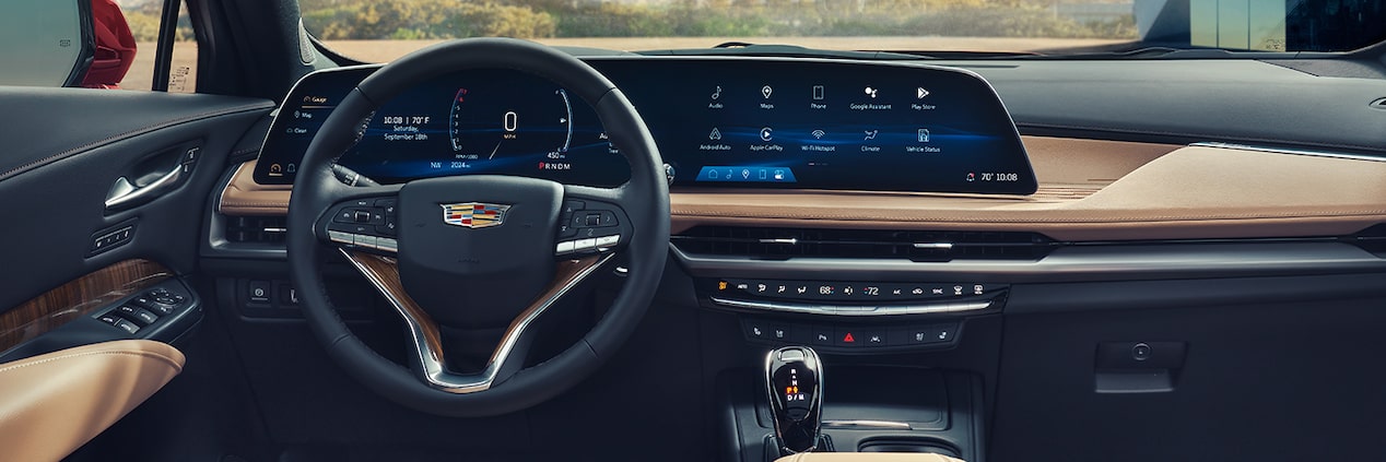 The XT4 Interior Loaded with Driver Friendly Cadillac Technology
