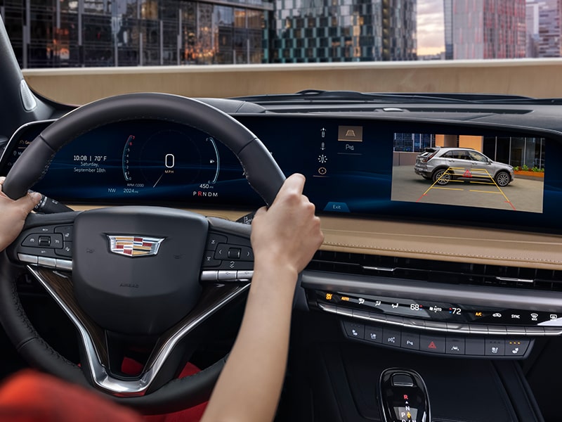 The Rear Park Assistance Toggle of the XT4