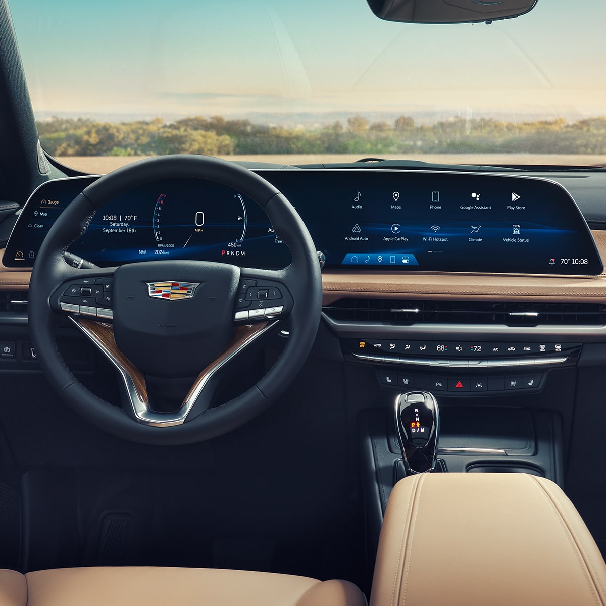 The XT4 Interior Loaded with Driver Friendly Cadillac Technology