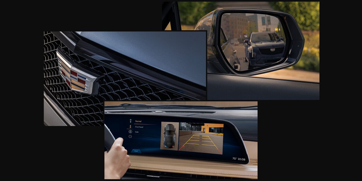 Collage Of Photos Showcasing The 2024 Cadillac XT4