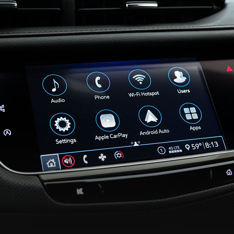 The Premium Technology Packed Infotainment System of the Cadillac XT5