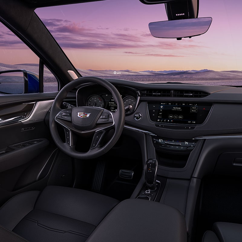 The Technology Rich Cadillac XT5 Interior Driver's Side Dashboard Display