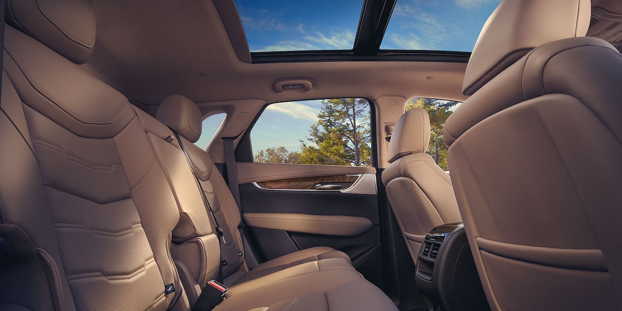 The Spacious Backseat Interior in The Luxurious Cadillac XT5