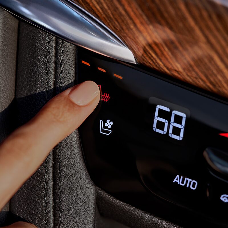 Heated Rear Seats Function inside of the New Cadillac XT6