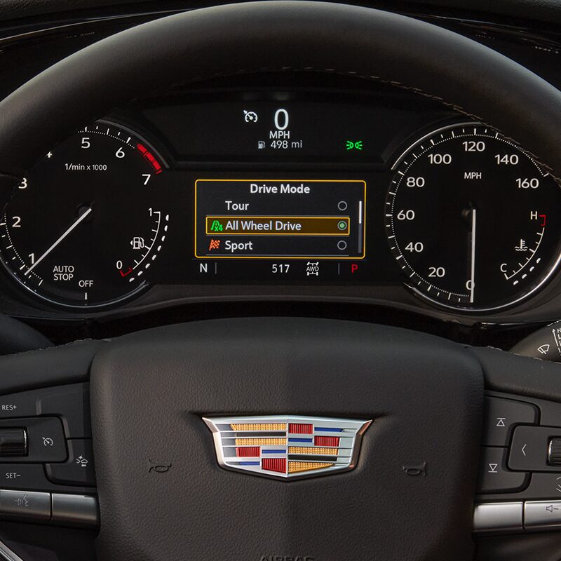 Steering Wheel Toggle to Select Driving Modes in the New Cadillac XT6