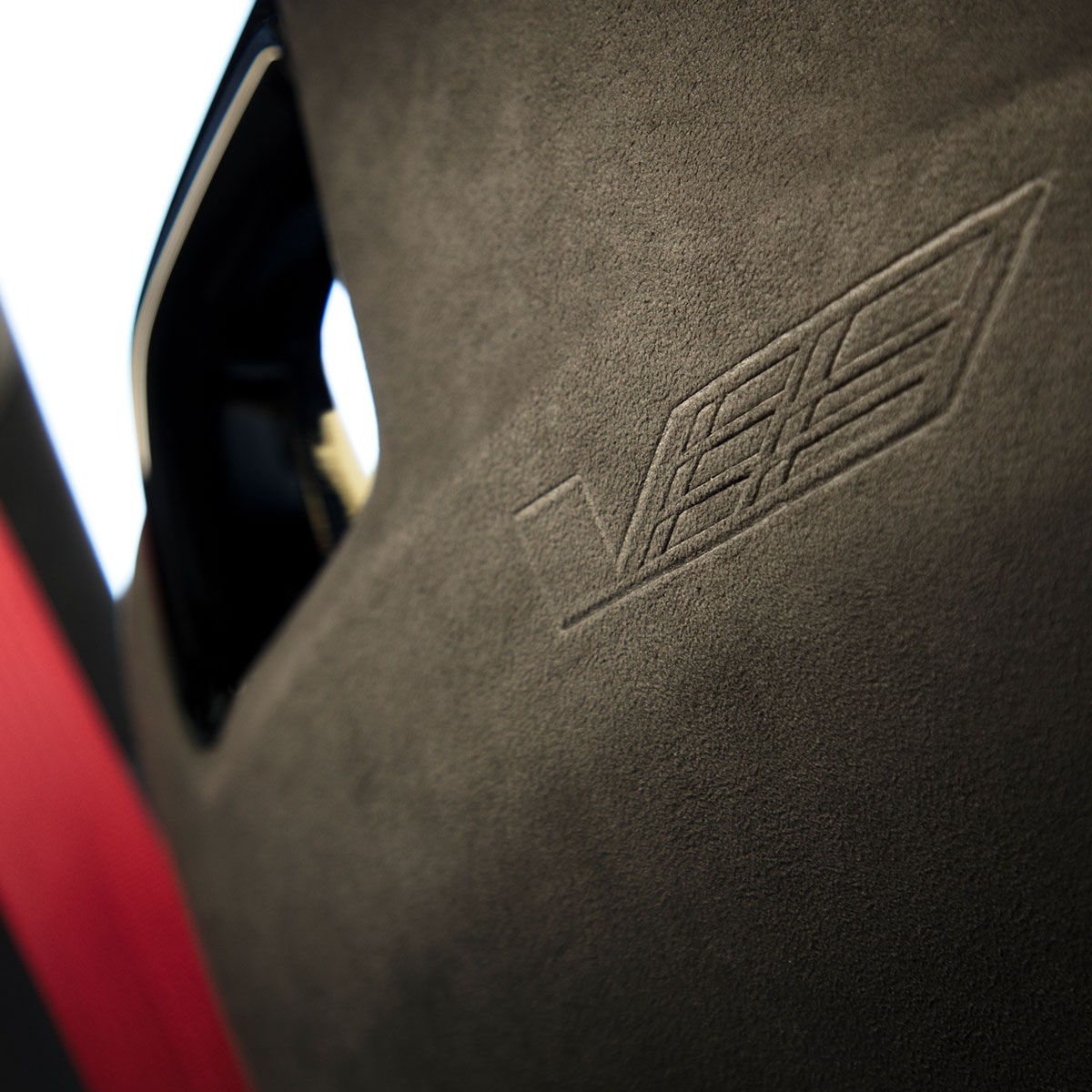 Sueded Microfiber Seatback in a CT4-V Blackwing